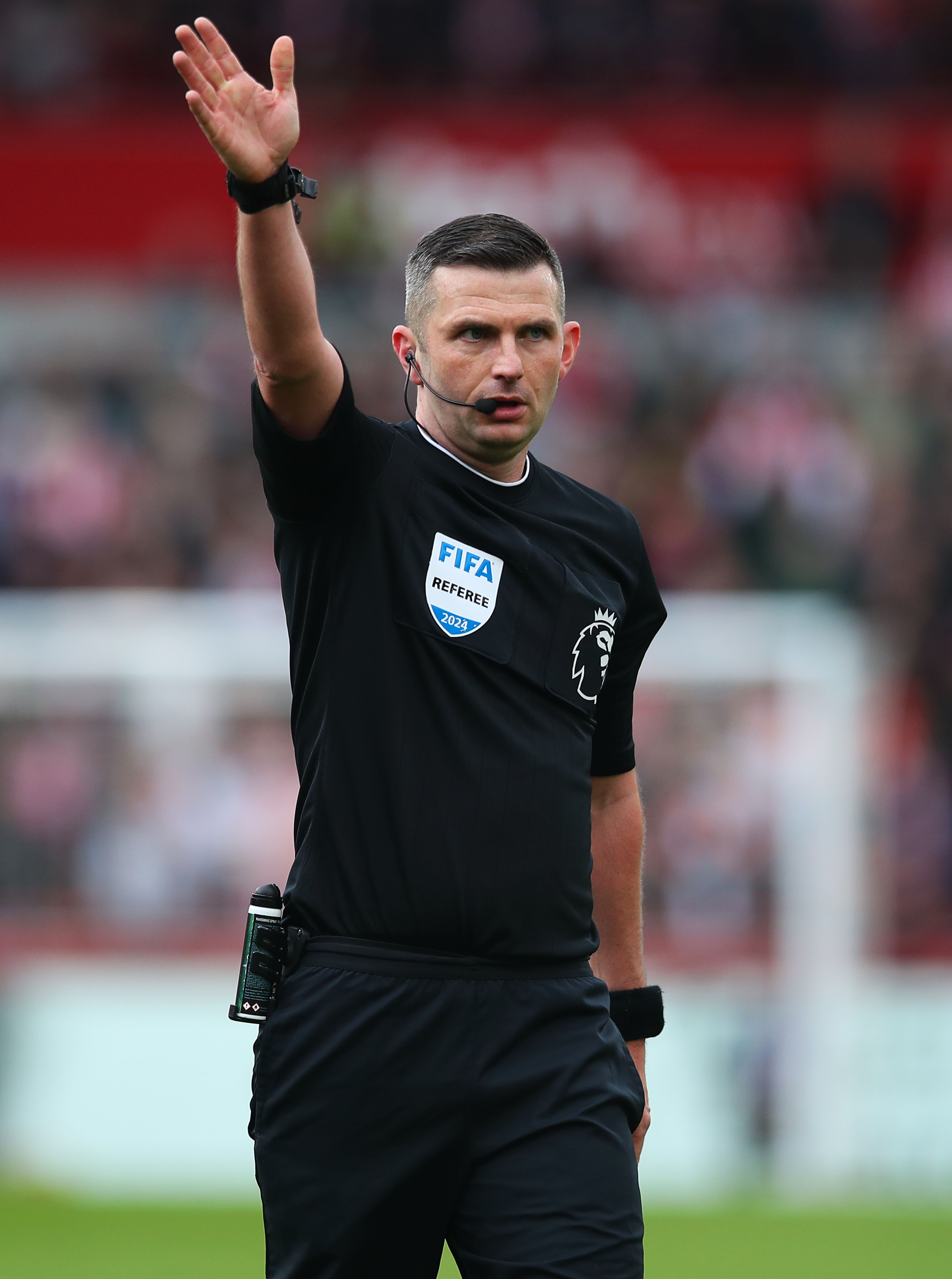 Premier League refs such as Michael Oliver could soon be wearing cameras