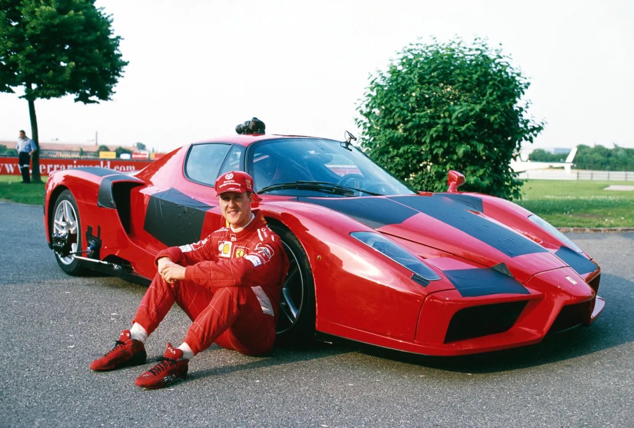 Schumacher owns a Ferrari Enzo