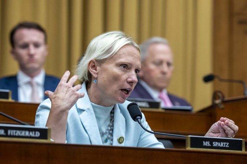 U.S. Rep. Victoria Spartz, R-Ind., said Monday she would run to retain her seat after previously saying she would not. File Photo by Ken Cedeno/UPI