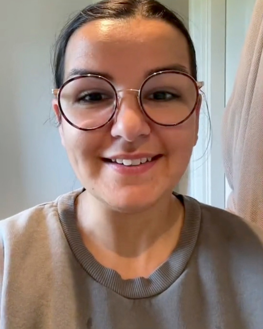 Nadia lives in a 'tiny home' in Oslo, Norway, also making videos about her lifestyle for social media