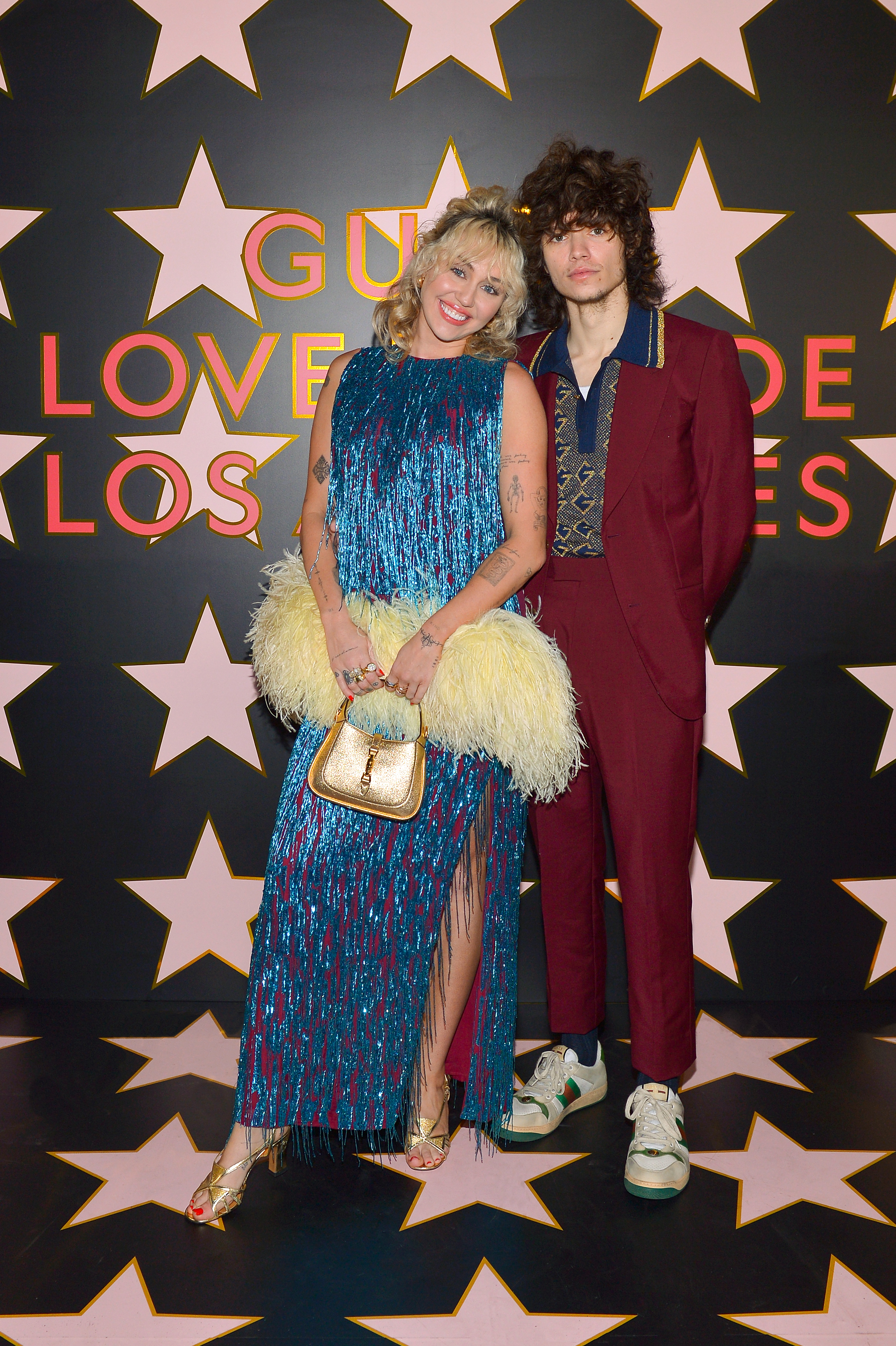 Miley Cyrus and Maxx Morando were seen together at Gucci's Love Parade runway show