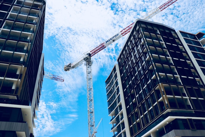 Apartments under construction in Sydney