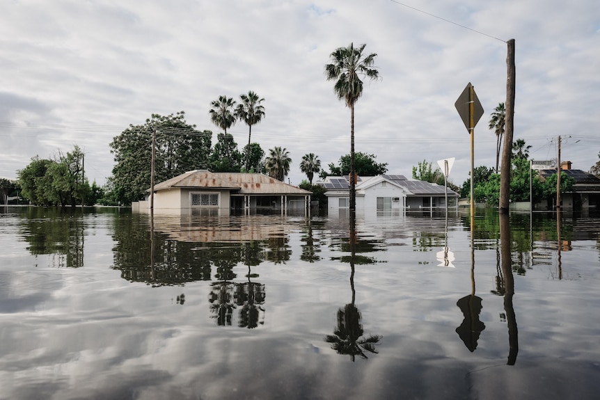 Inundated homes 