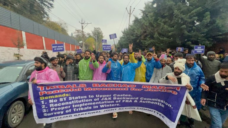 Kashmir Gujjar protest