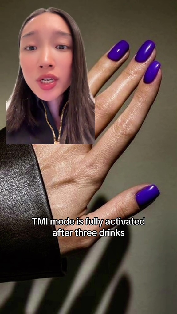 Those with purple nails will often share their personal life after a few drinks