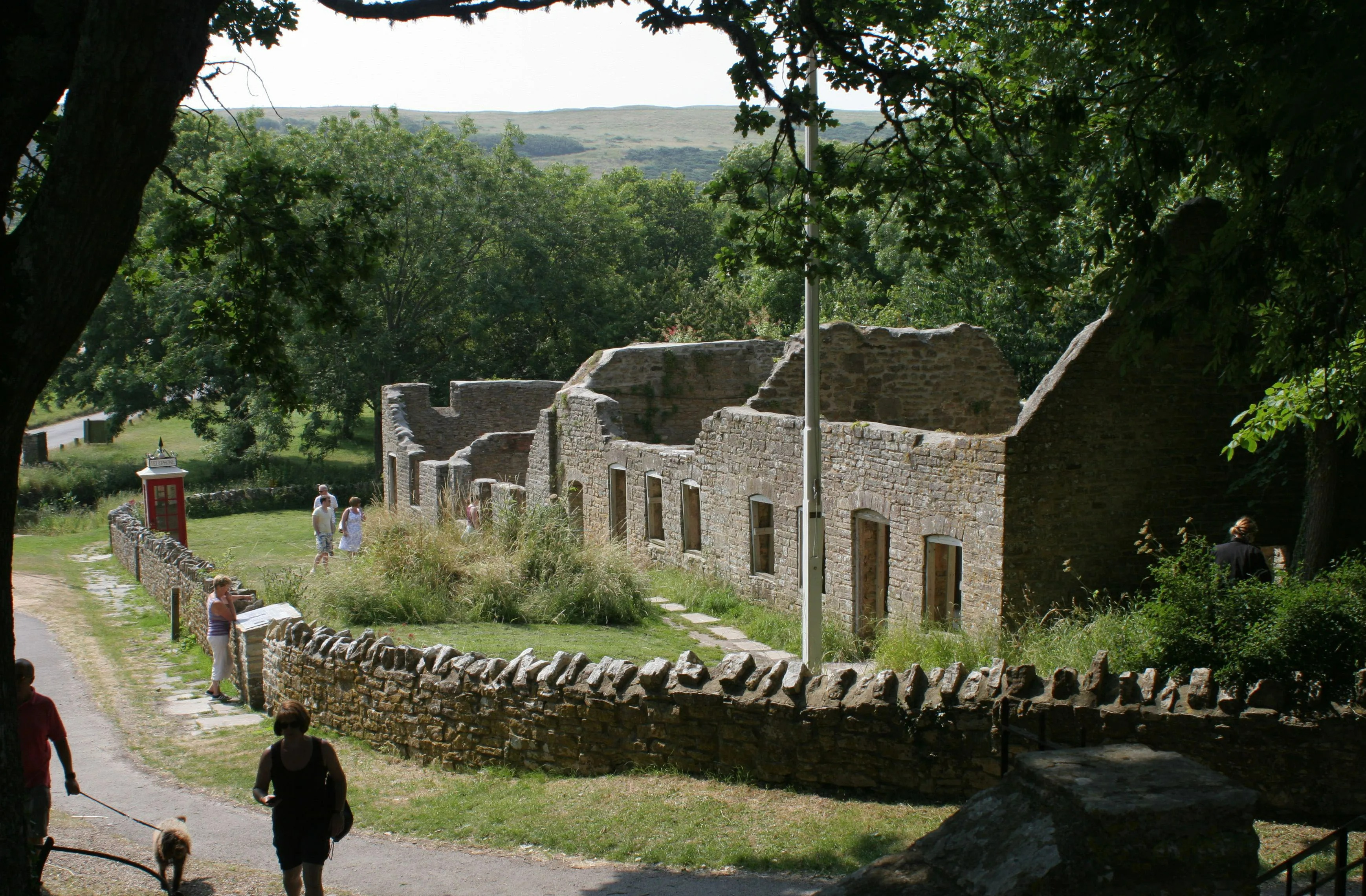 Tyneham was also abandoned although it has many visiters per year