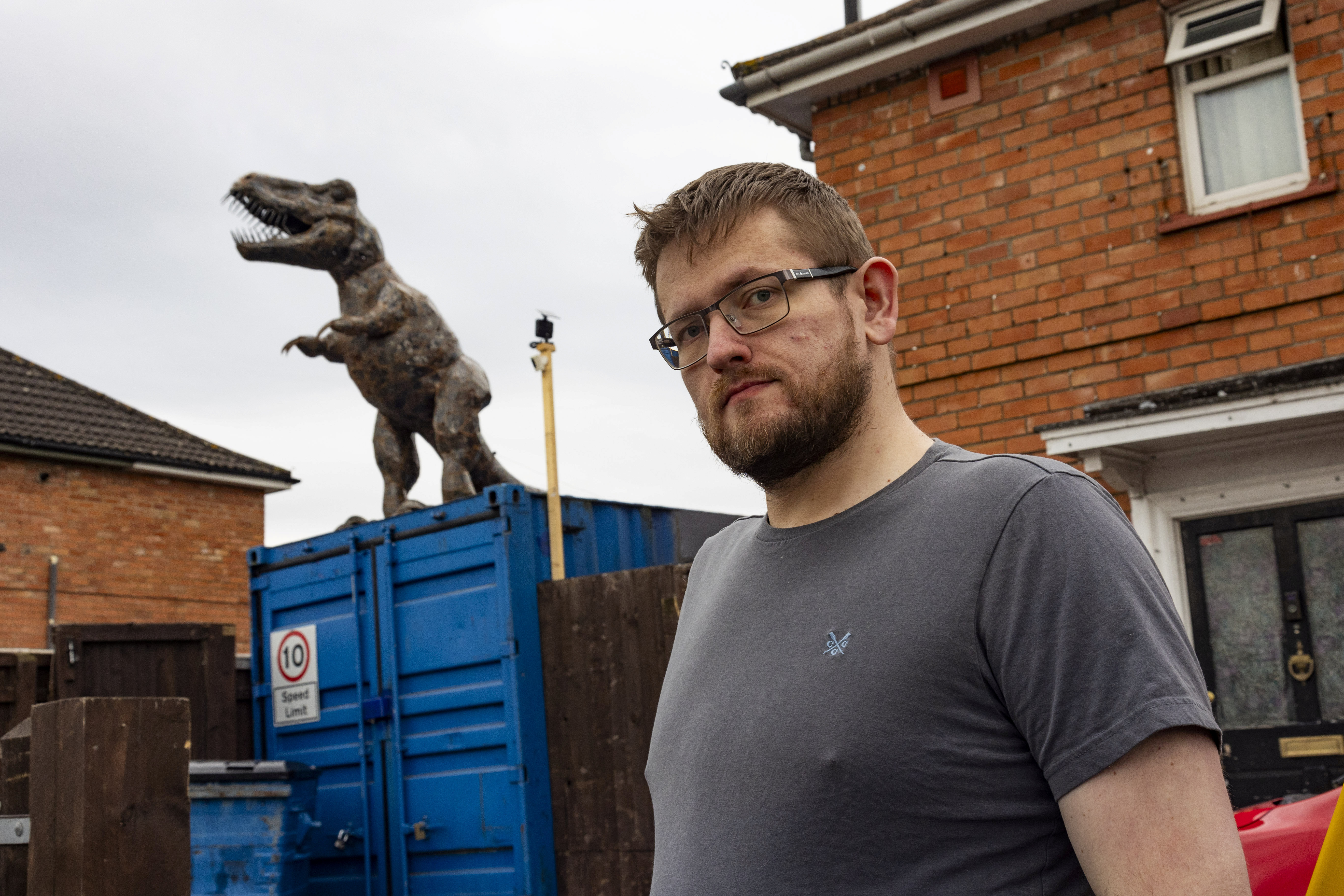 Resident Luke, 34, says the sculpture has become a local attraction