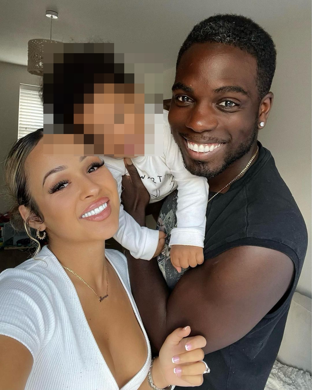 The couple share three year-old son Roman