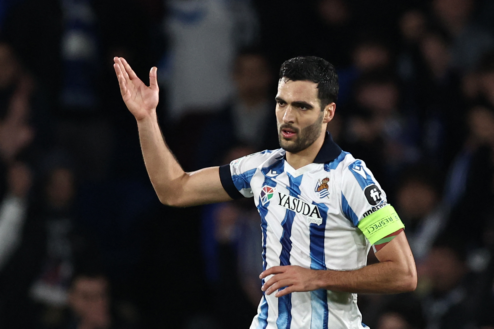 Oliver seemed to joke with Mikel Merino about a return to St James' Park