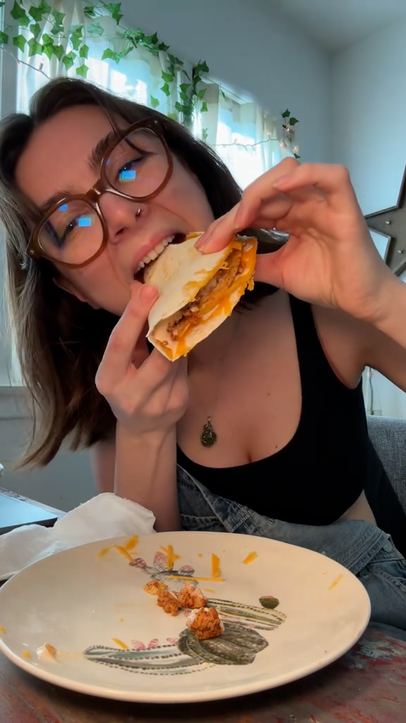 She explained that her take on the taco included her secret sauce