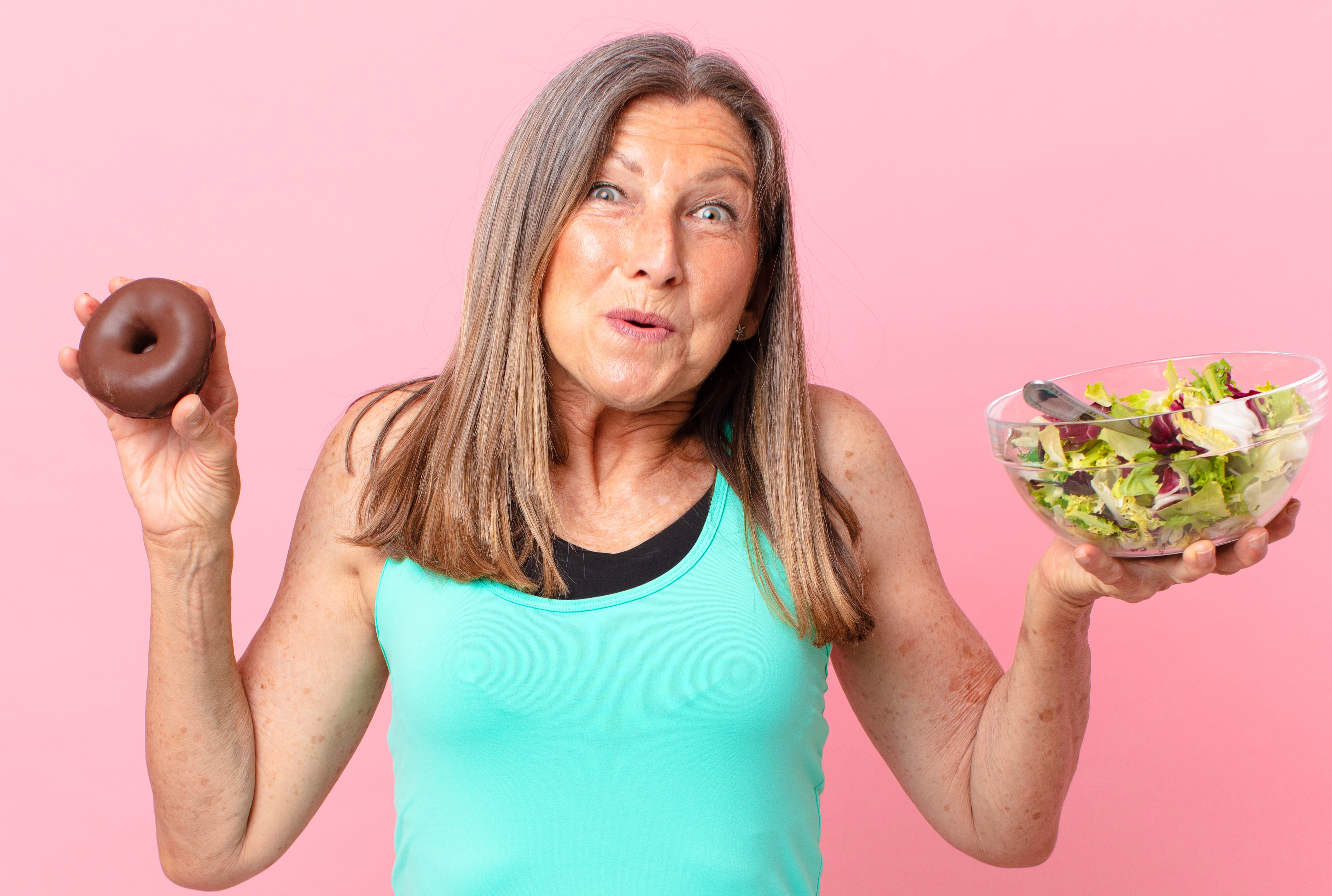 While 'treats' are not totally off the cards, women can turn their focus to foods that will help improve their menopause symptoms, not worsen them