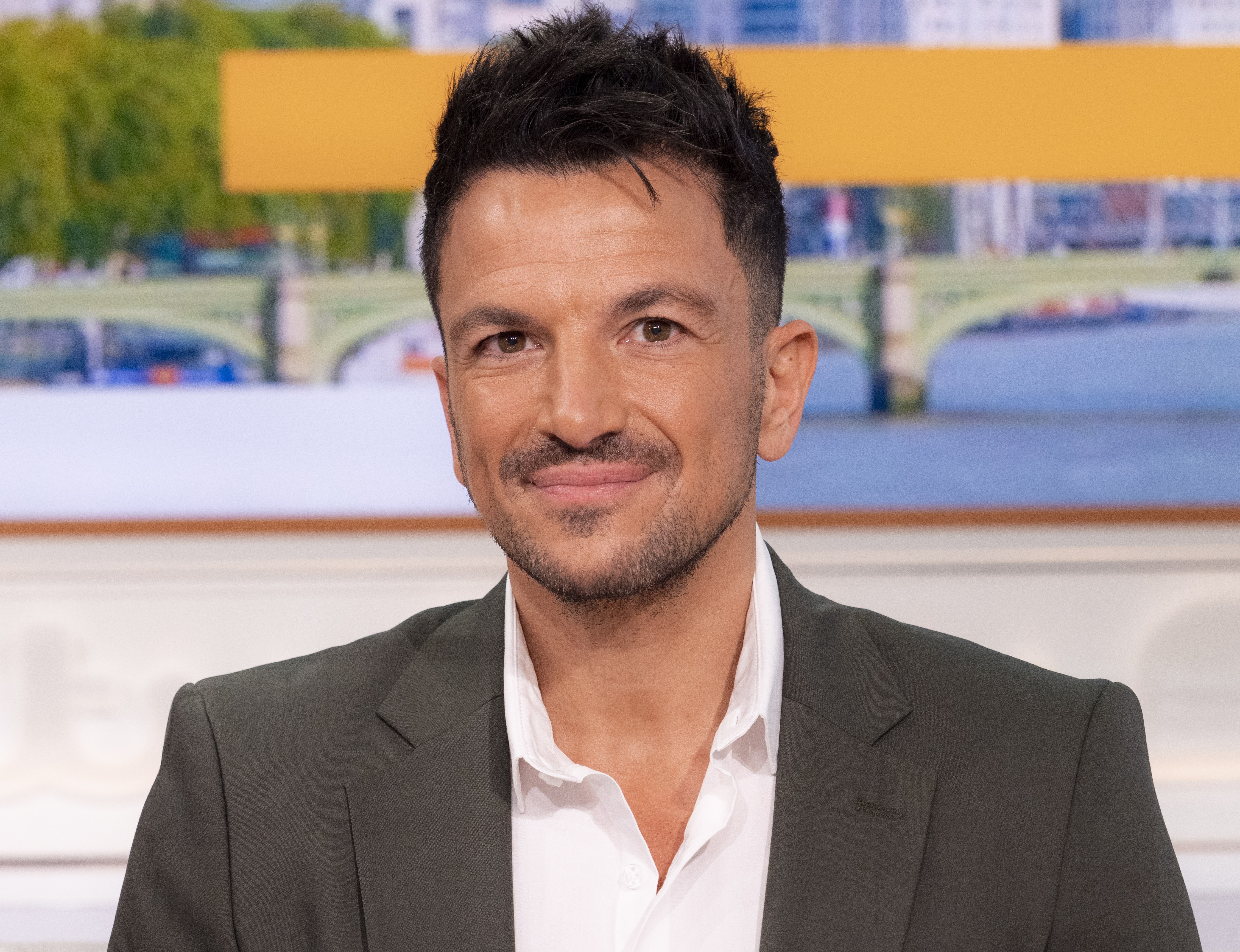 Peter Andre has described the X Factor judge as 'marmite'