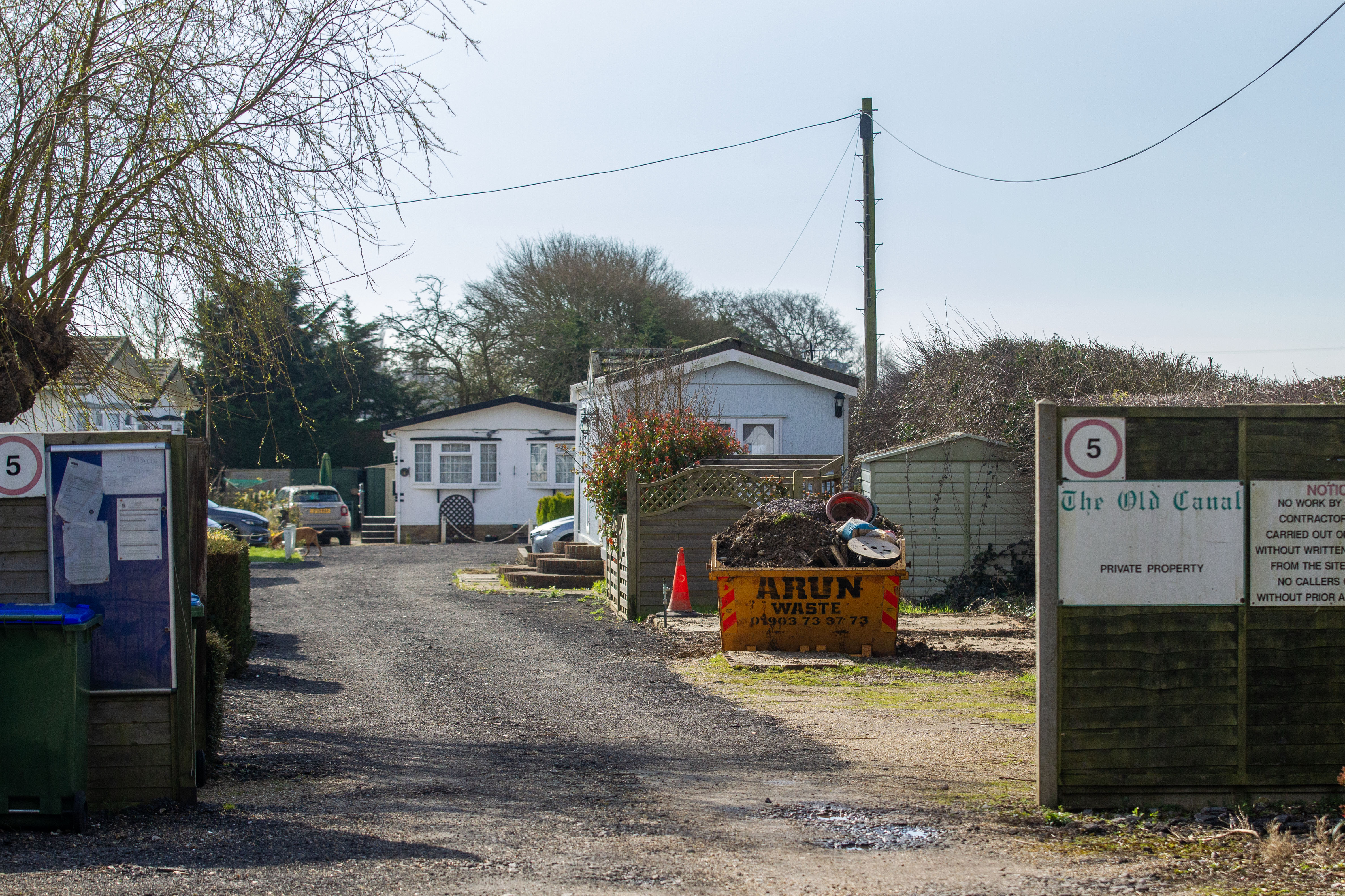 Arun District Council’s licensing committee meeting, was told there had been issues with drainage on the site for around two years