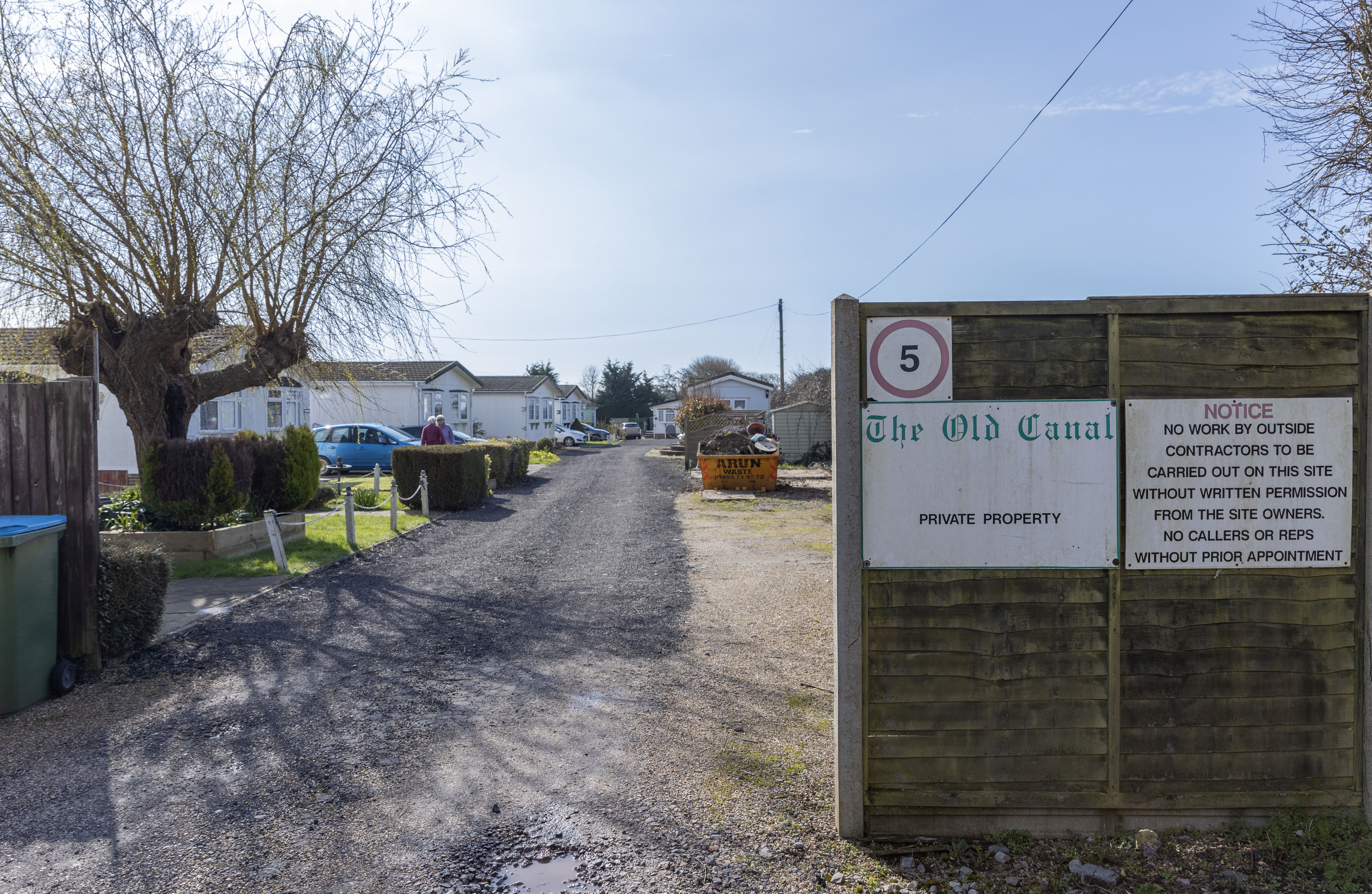 Cllr Trevor Bence said the problem was not isolated to he caravan park as overflowing waste from the cesspit would make its way into the ditches and canals surrounding Bognor