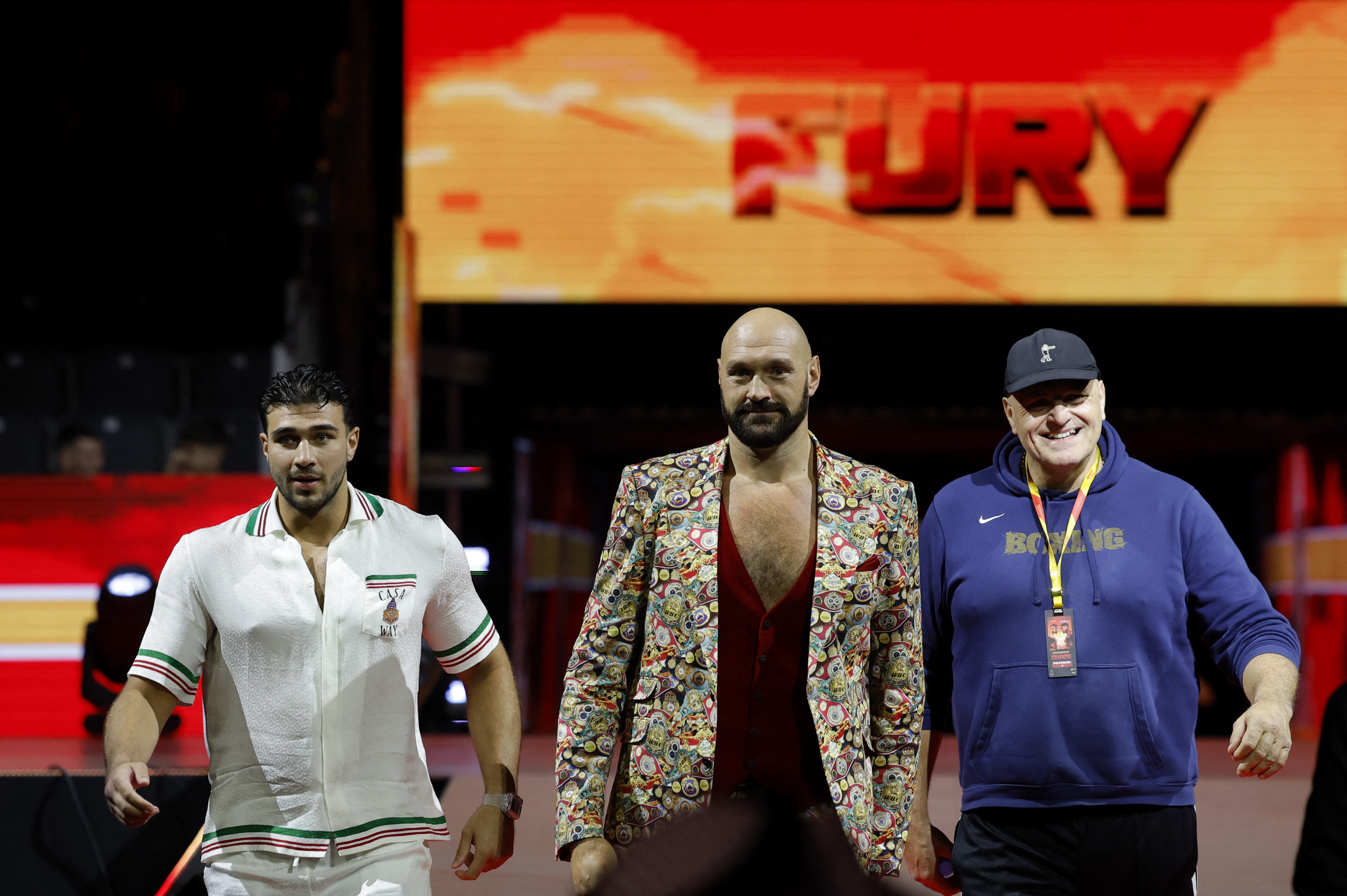 Fury was in Saudi Arabia last week to watch AJ vs Ngannou