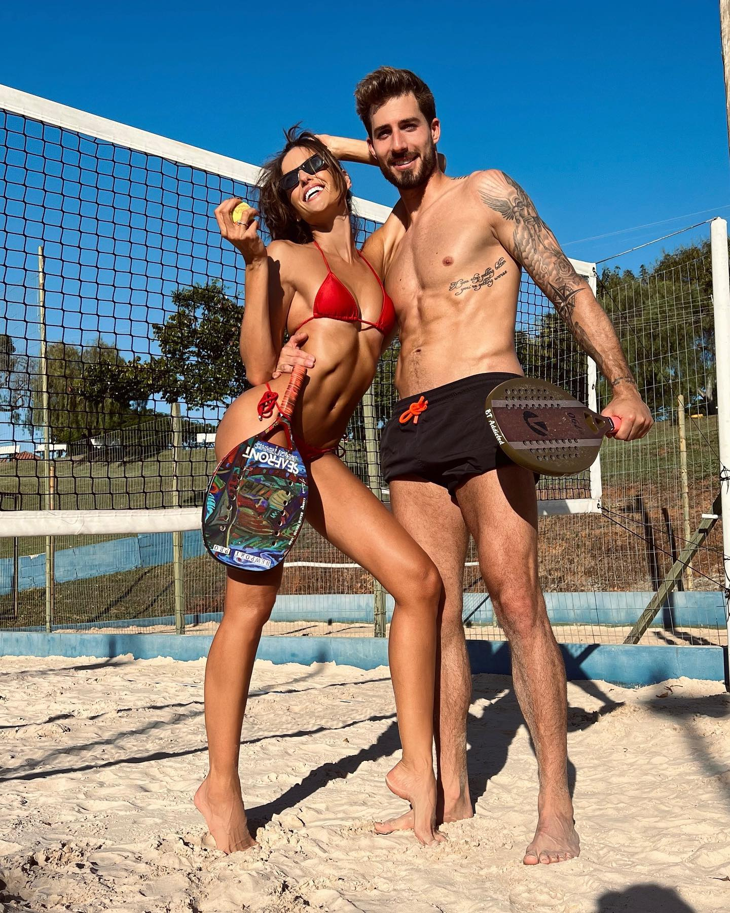 Izabel has been dating German goalkeeper Kevin Trapp since 2015