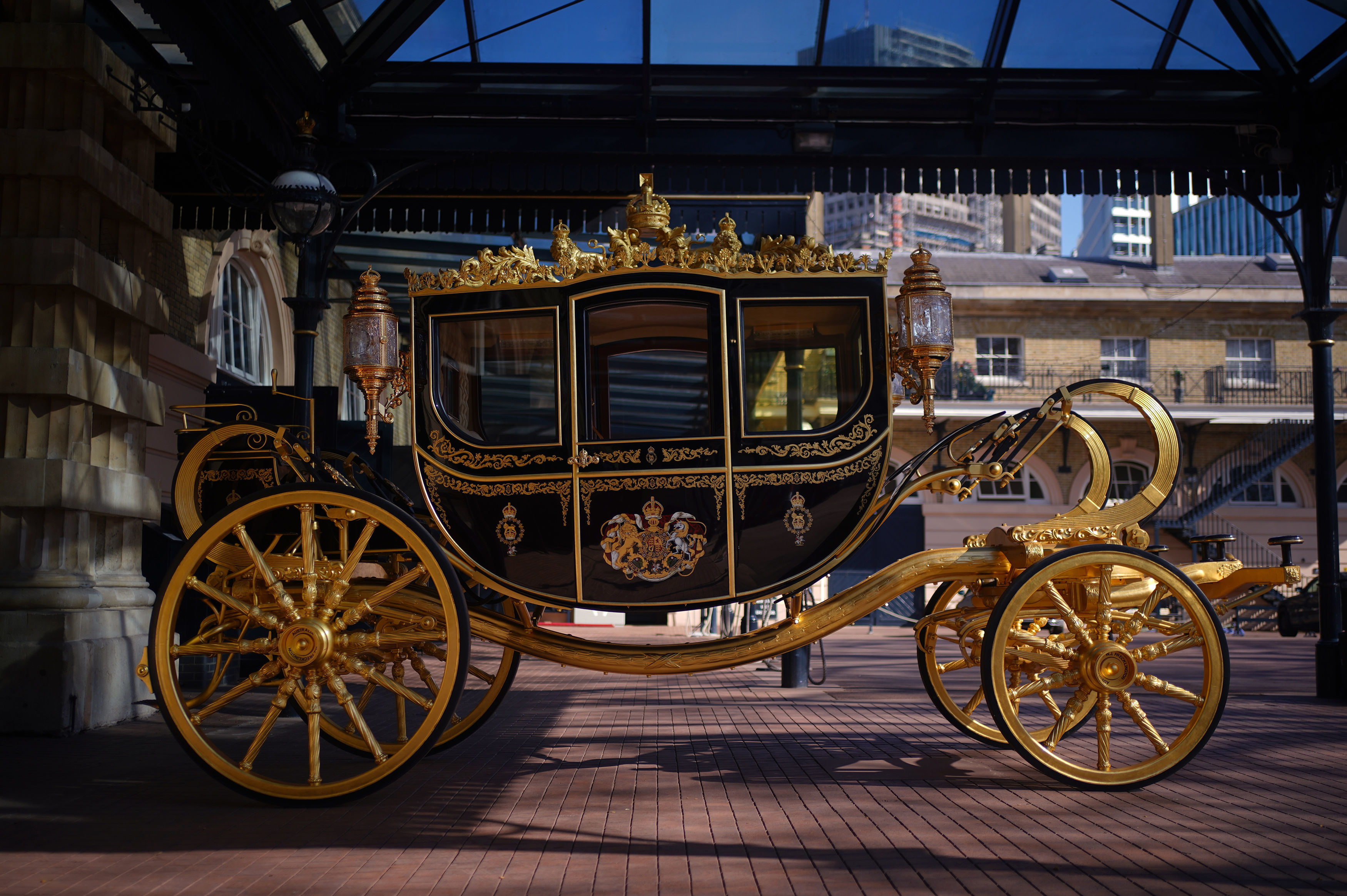 He could be driven to this year's ceremony in a carriage