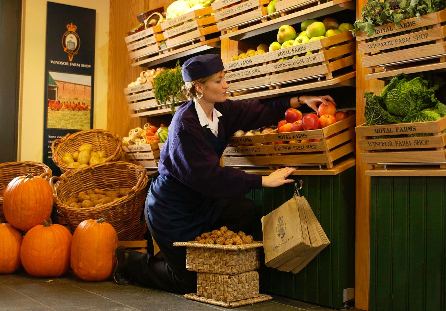 The shop supports local suppliers and promotes top-notch British produce