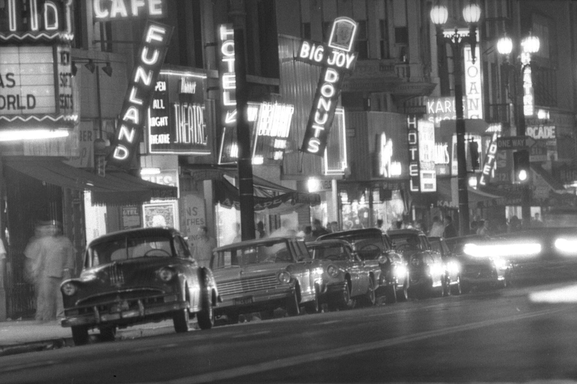 Skid Row in Los Angeles