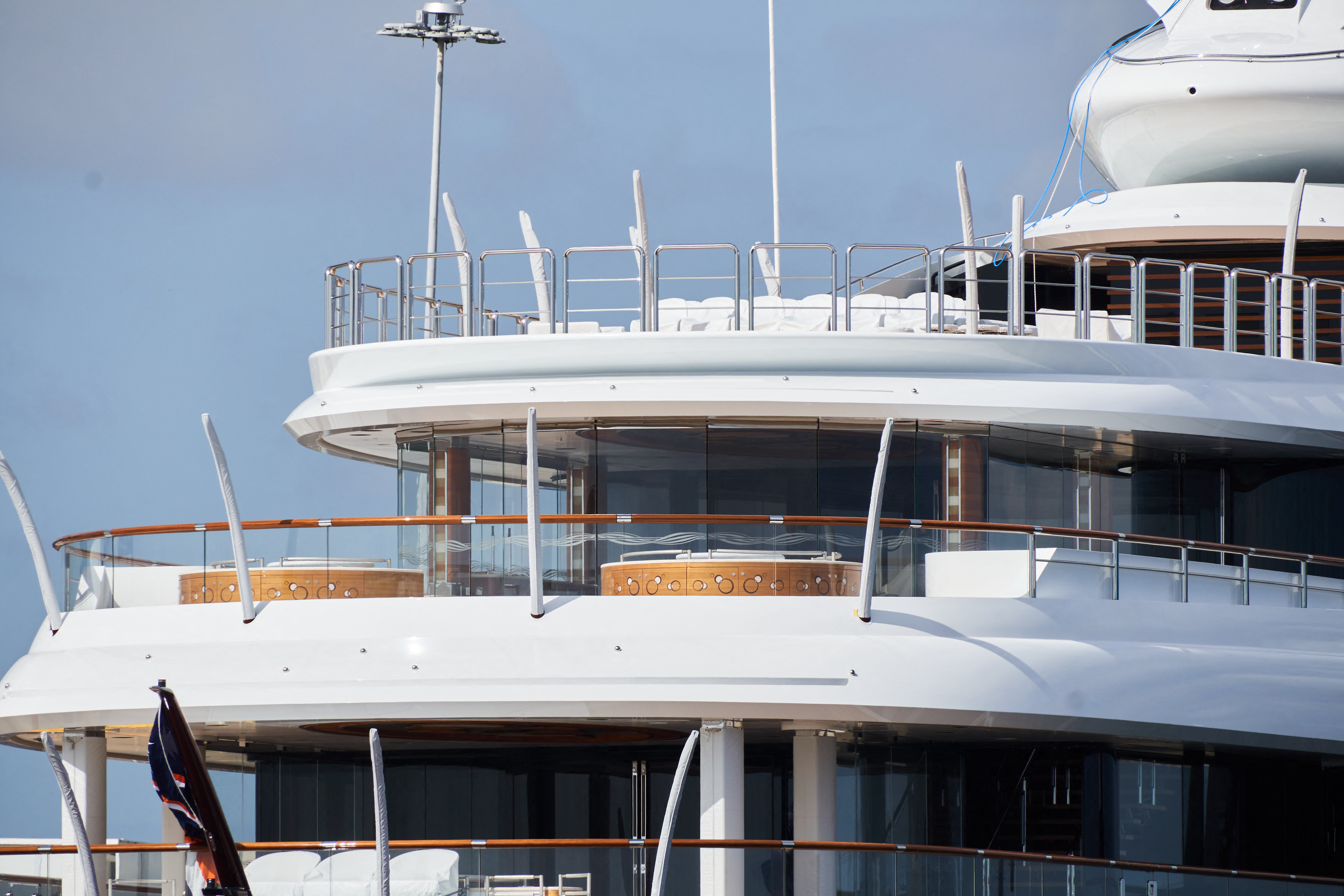 The billionaire turns 40 in May - raising questions as to whether the yacht was an early birthday gift