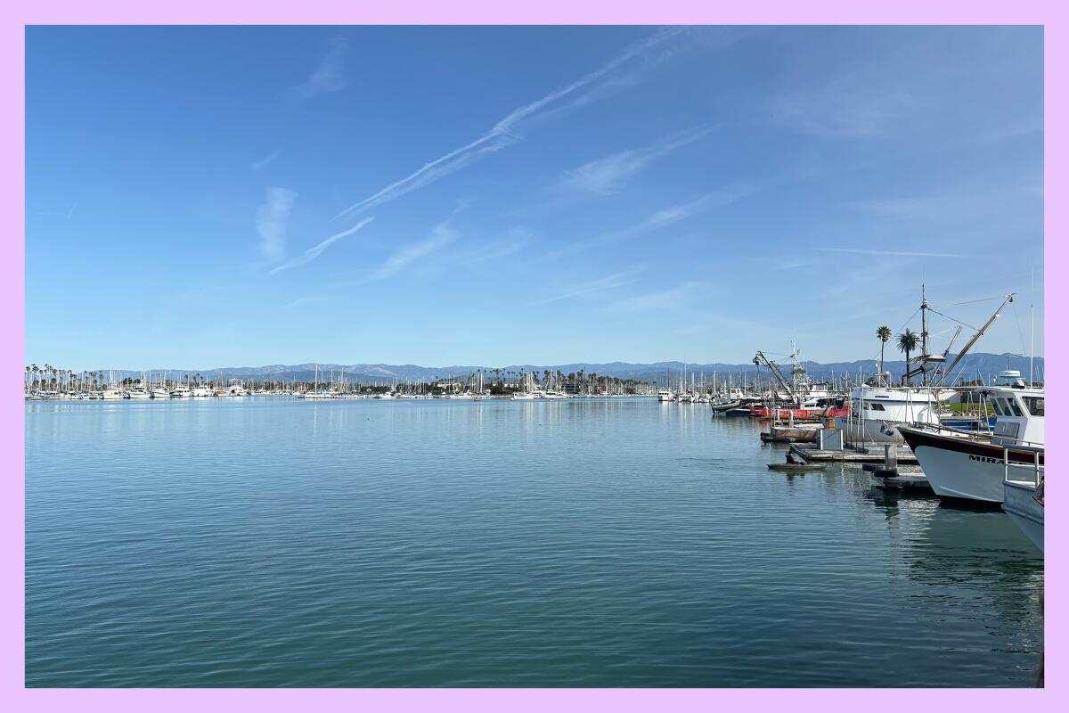 Channel Islands harbor in Oxnard, California.