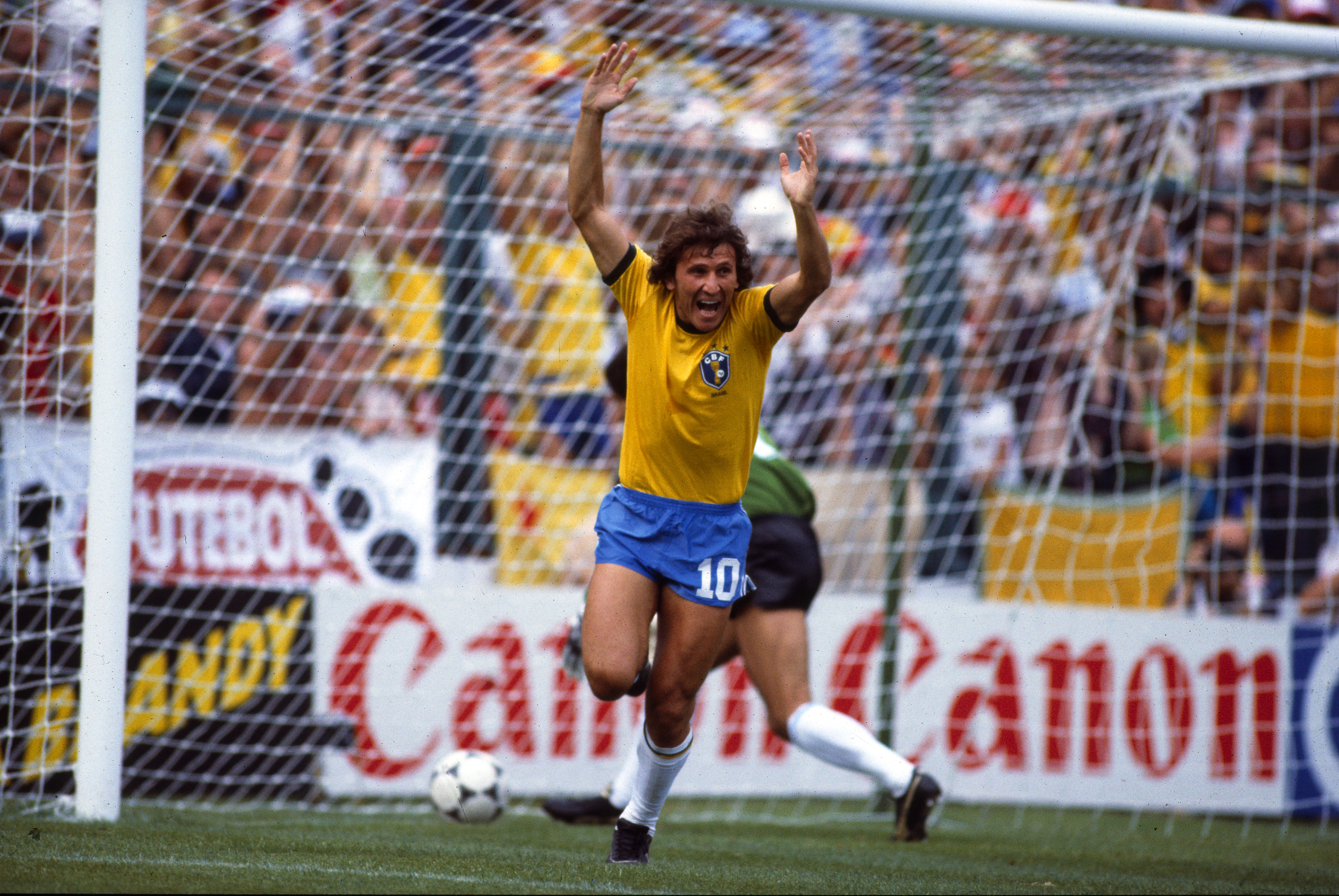 Zico is another of the all-time Brazilian greats who captured the imagination