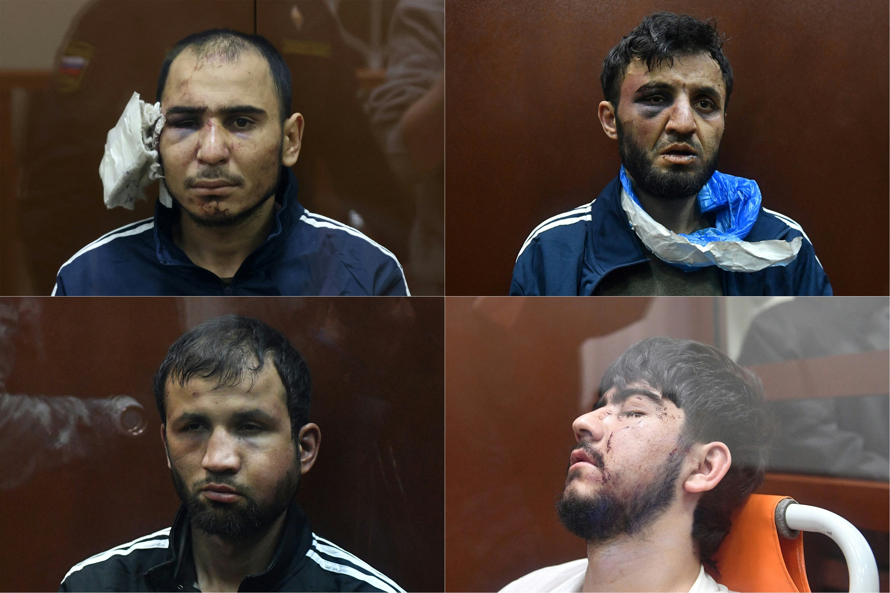 Russia tortured the four suspected tourists (pictured) after ISIS claimed responsibility