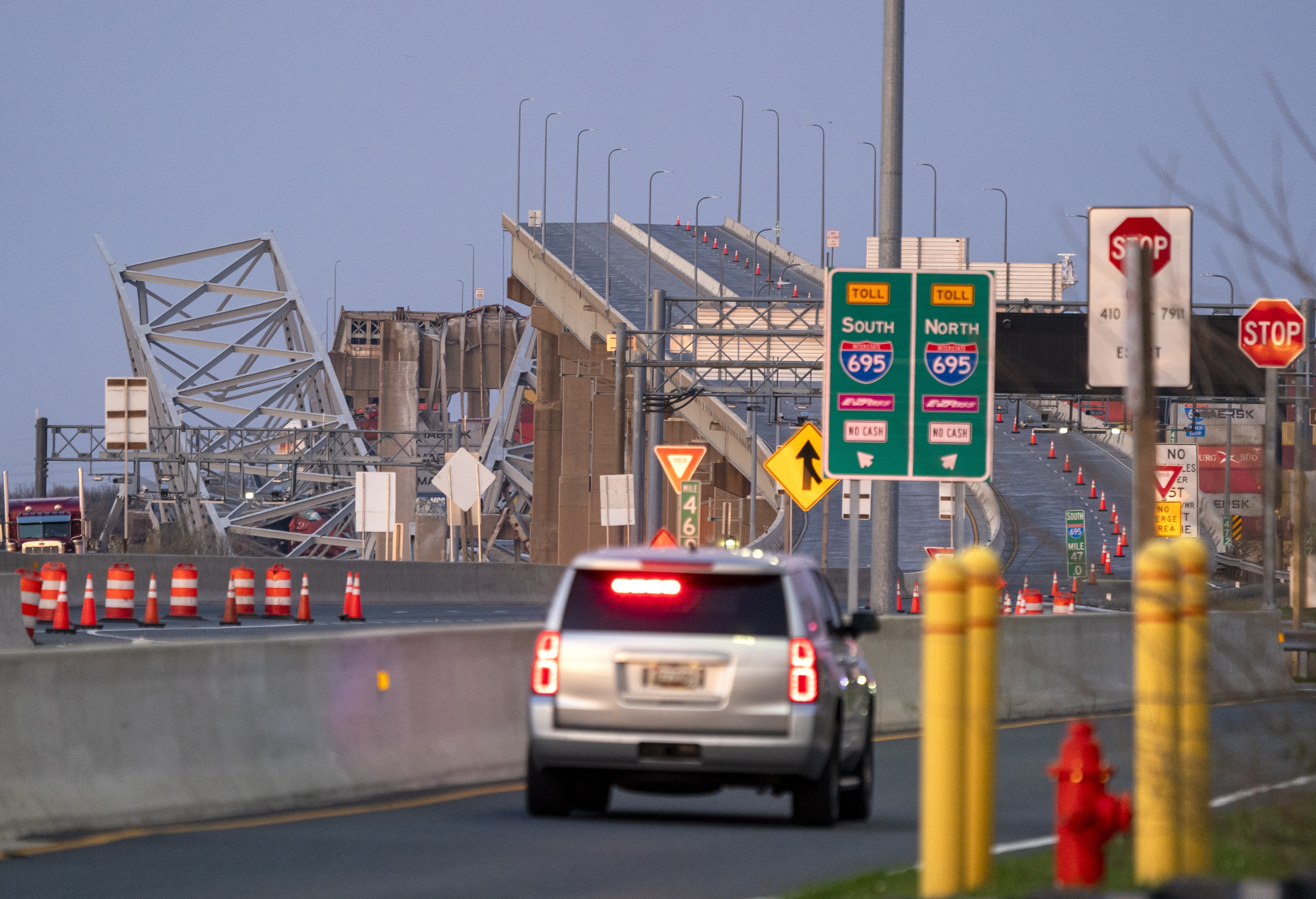 The horror was on full display as the sun rose over Maryland