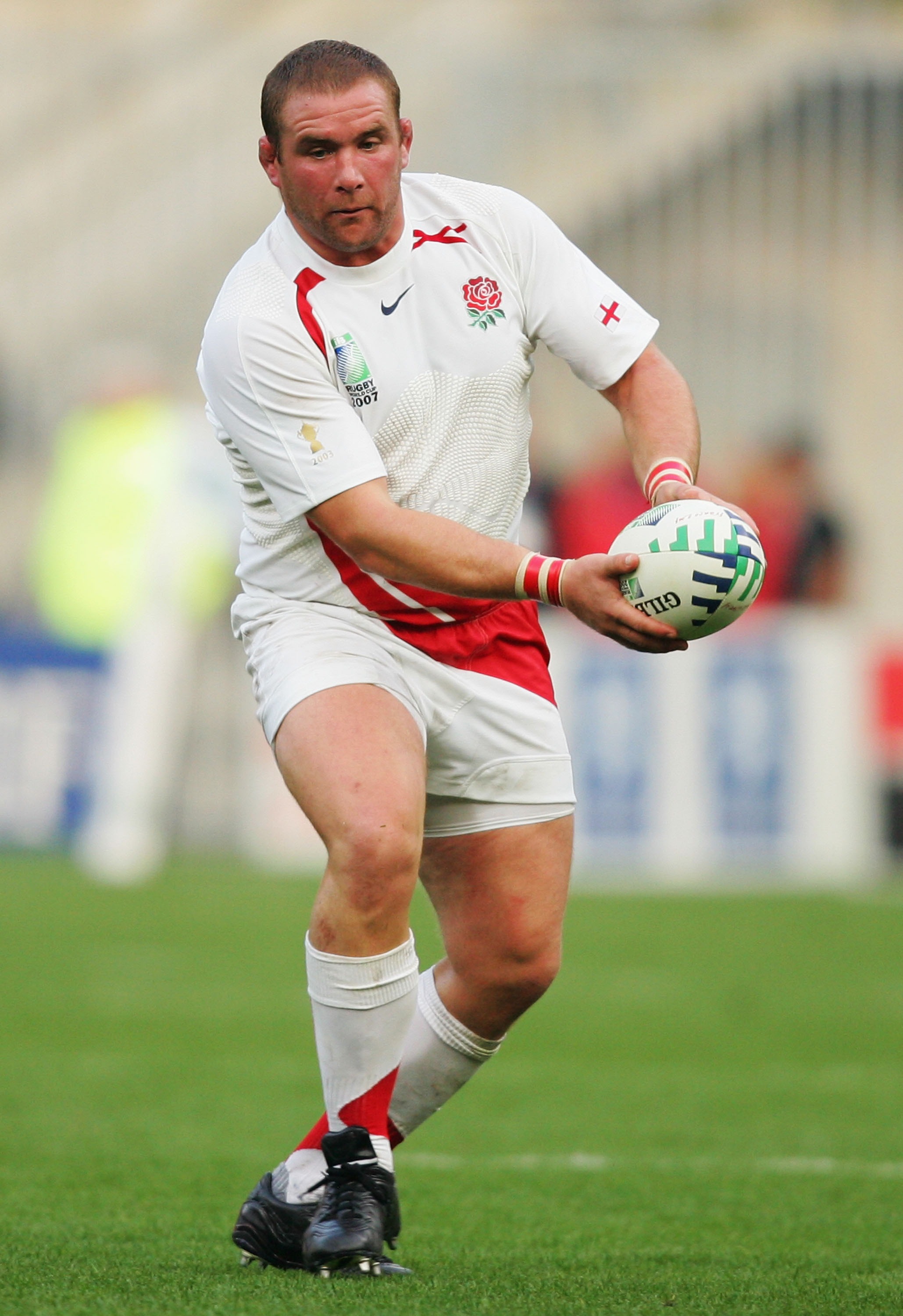 The now-48-year-old was part of the winning Rugby World Cup team of 2003