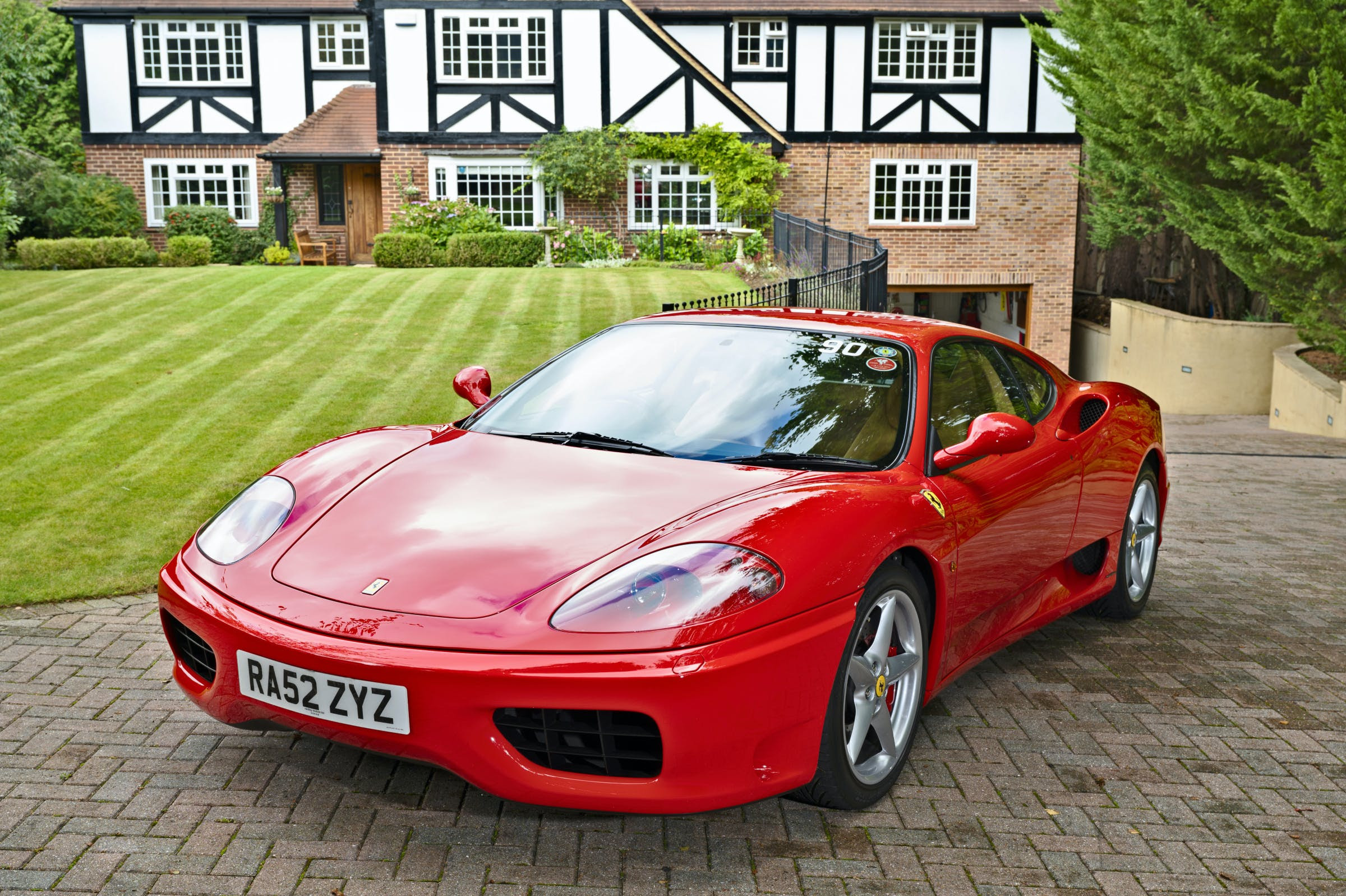 His collection over the years included a gorgeous Ferrari Modena with an unusual added extra