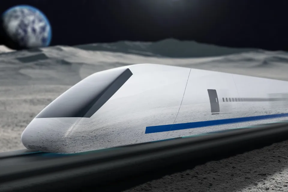 The US Department of Defence is supporting the proposed build of a 'lunar railroad'