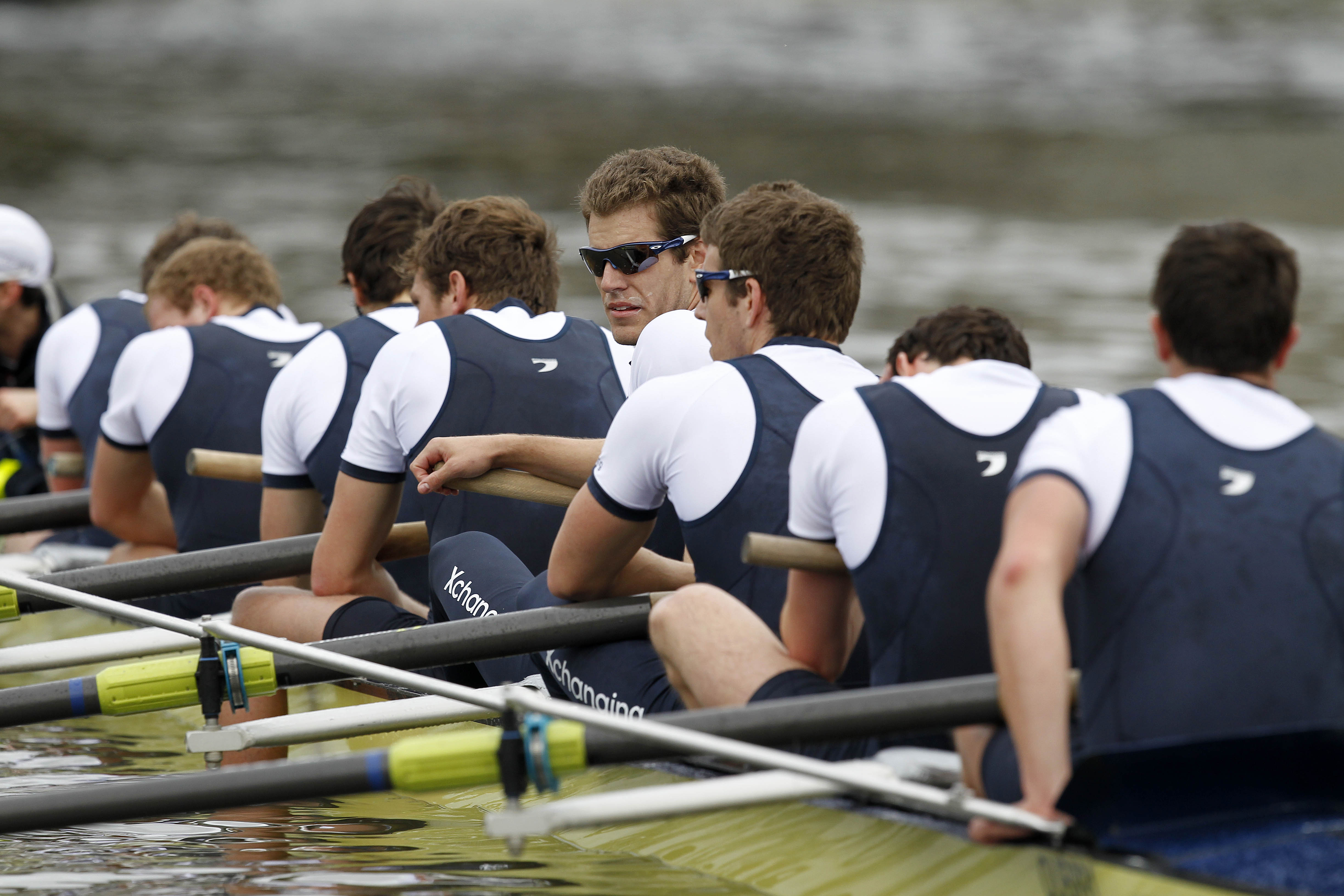  The Winklevoss twins rowed for Oxford during the 156th Boat Race in 2010 - and now sponsor the event