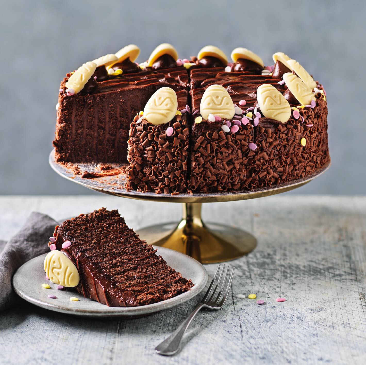 The limited-edition Chocolate Bouche Cake will be available in M&S cafes