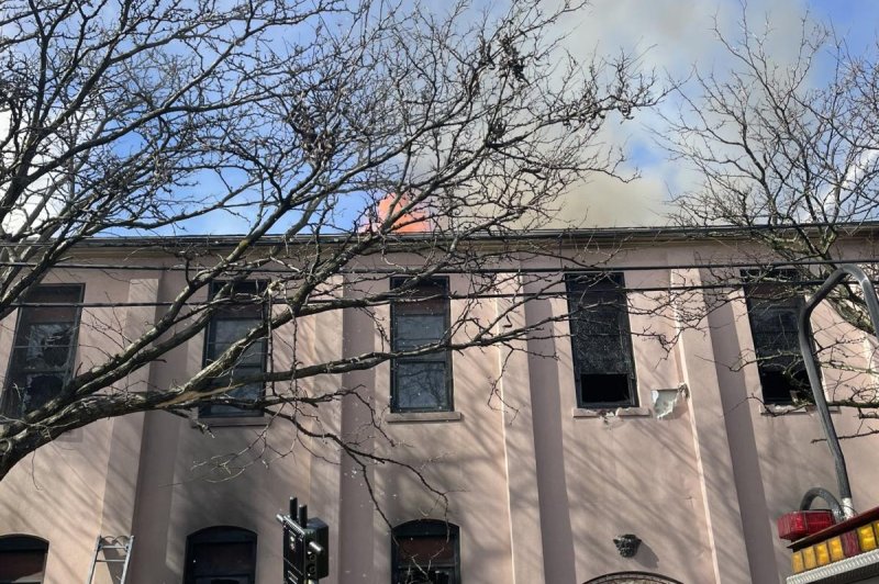 A four-alarm blaze broke out at a church in Brooklyn on Easter Sunday. Photo courtesy of the FDNY