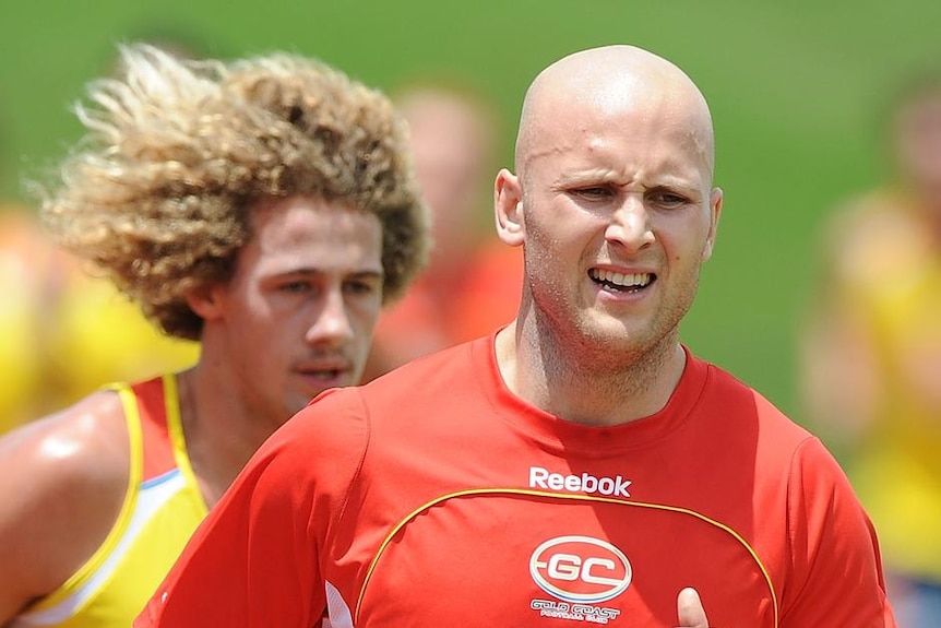 Ablett trains under the sun