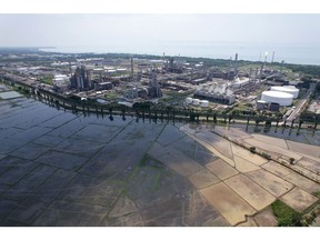 The PT Pertamina Balongan refinery in Indramayu, Indonesia. Photographer: Dimas Ardian/Bloomberg