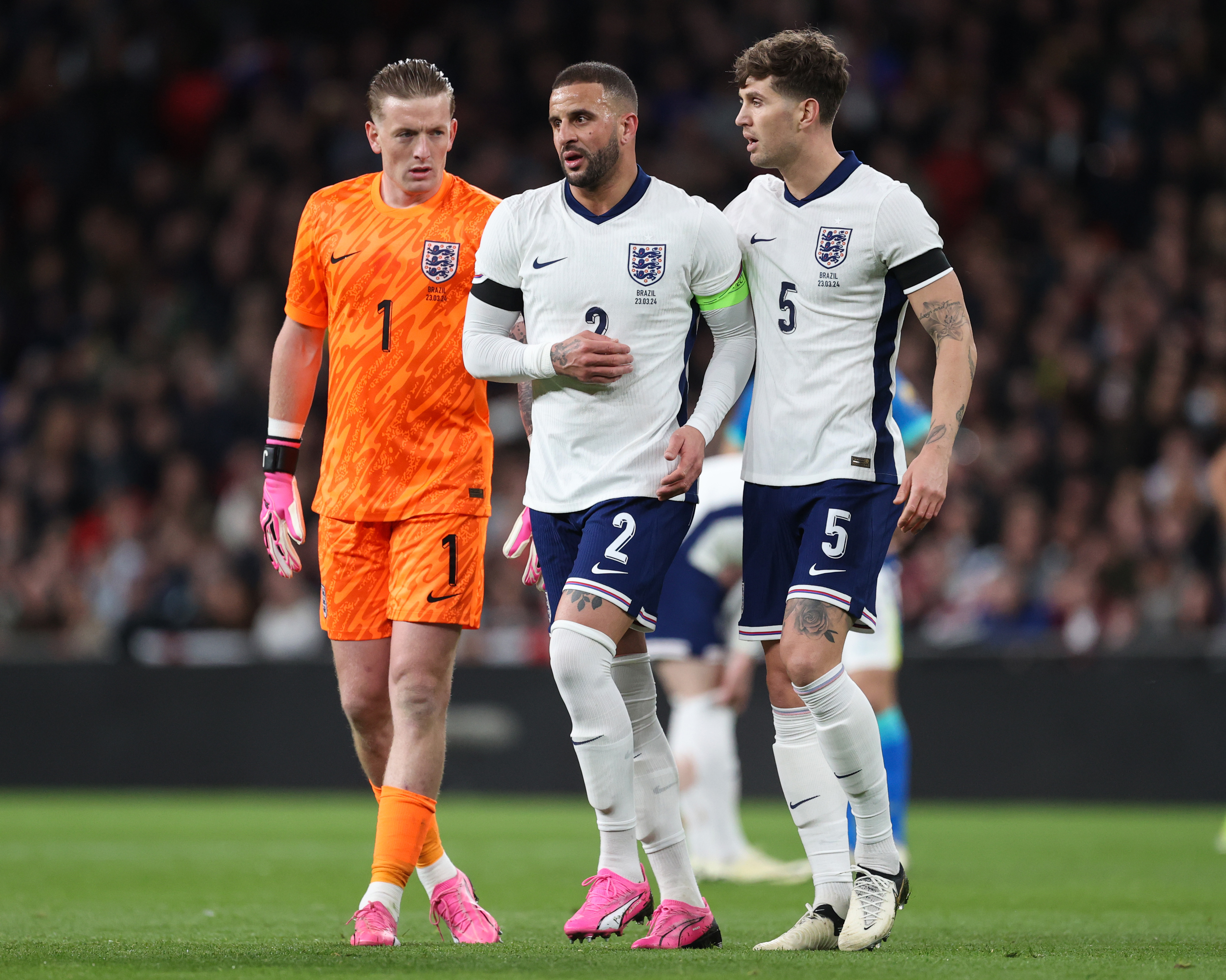 Kyle Walker and John Stones will both miss Manchester City's crunch clash with Arsenal this weekend