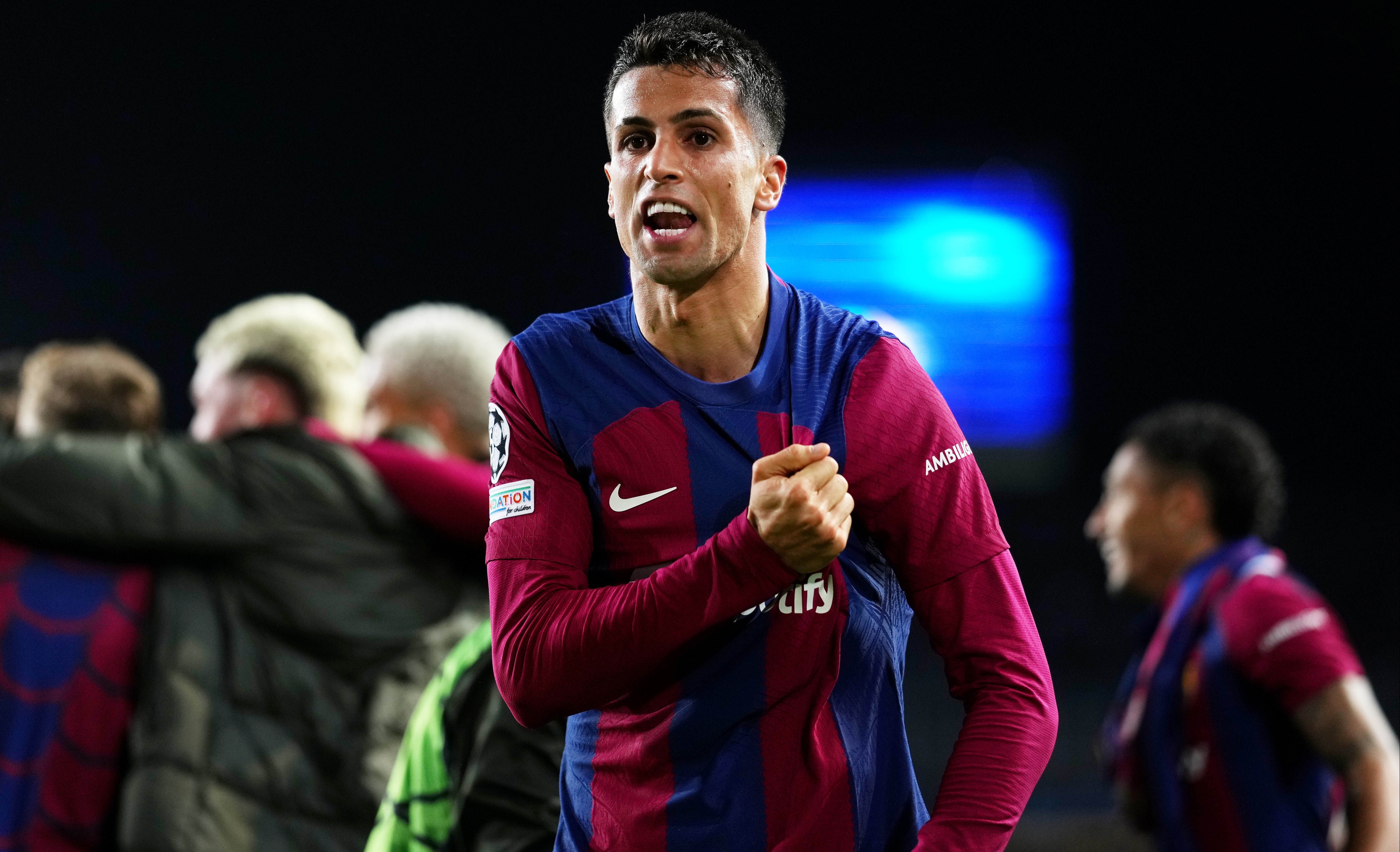 Joao Cancelo is currently on loan at Barcelona from Manchester Ciy