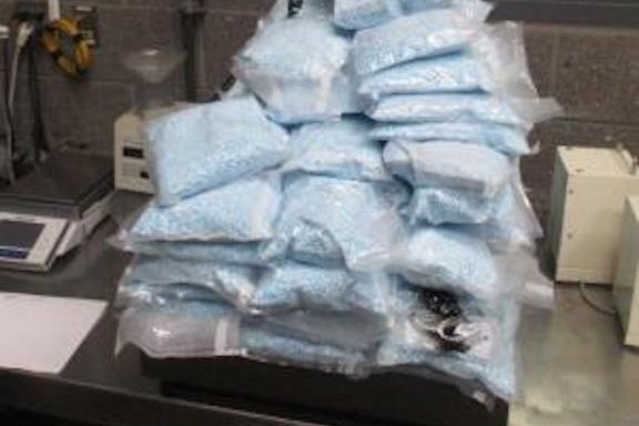 Border Patrol officers at San Diego ports of entry seized a combined 229 pounds of fentanyl from smuggling attempts between Feb. 19-25. Photo courtesy of U.S. Customs and Border Protection