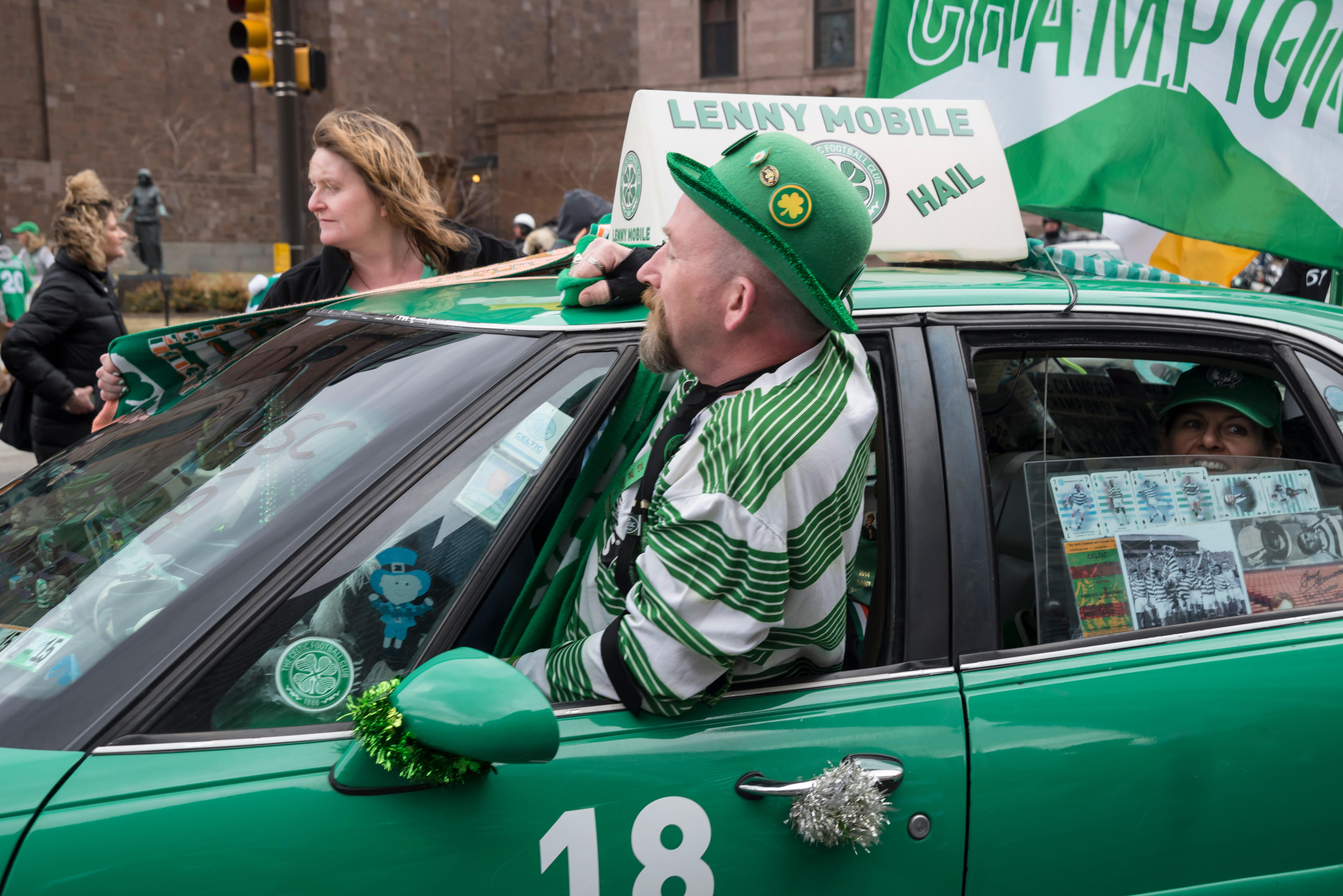 Flying a flag out your car could obstruct your view and land you with a hefty fine, experts warned