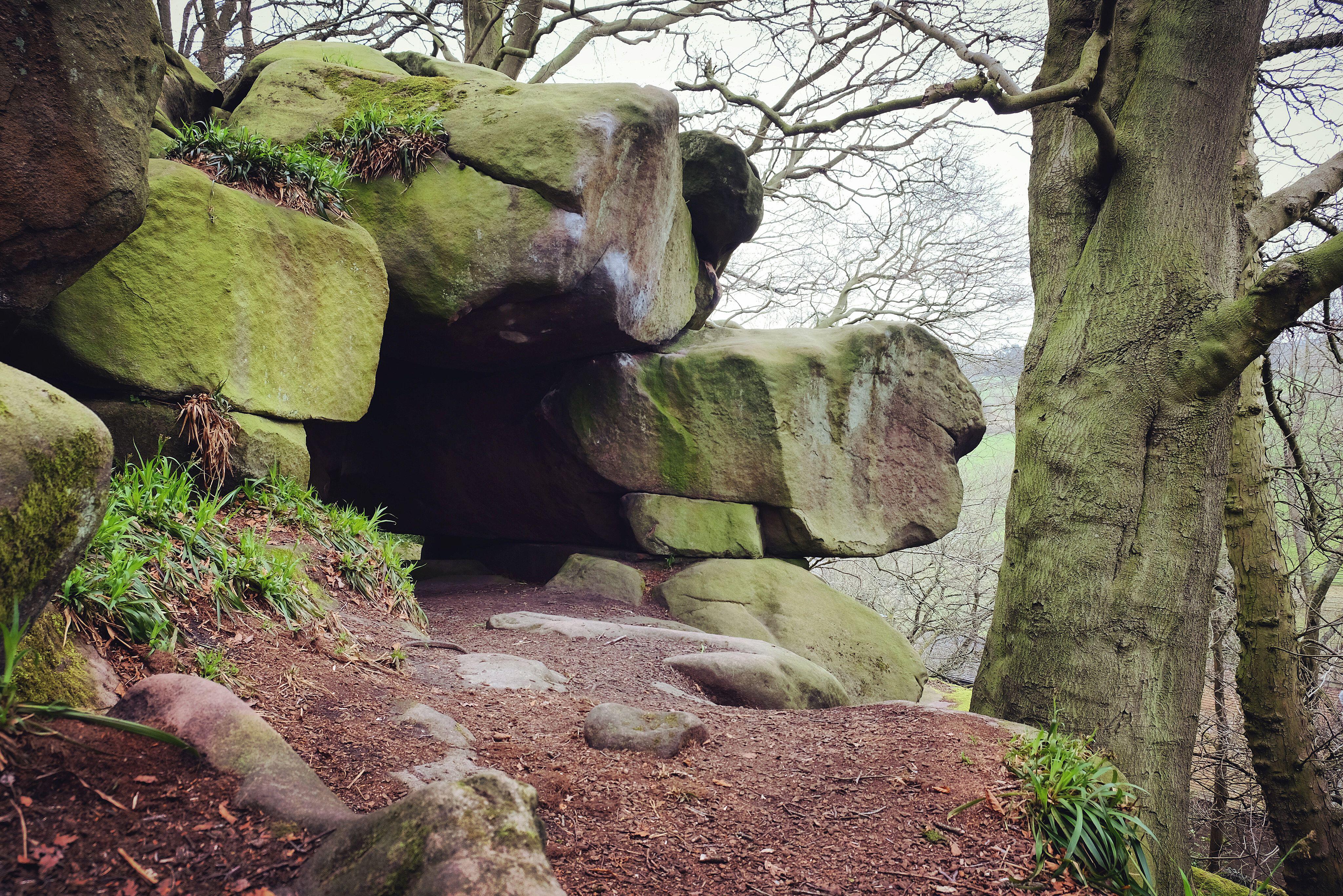 Rowtor Rocks is located in Birchover, Peak District