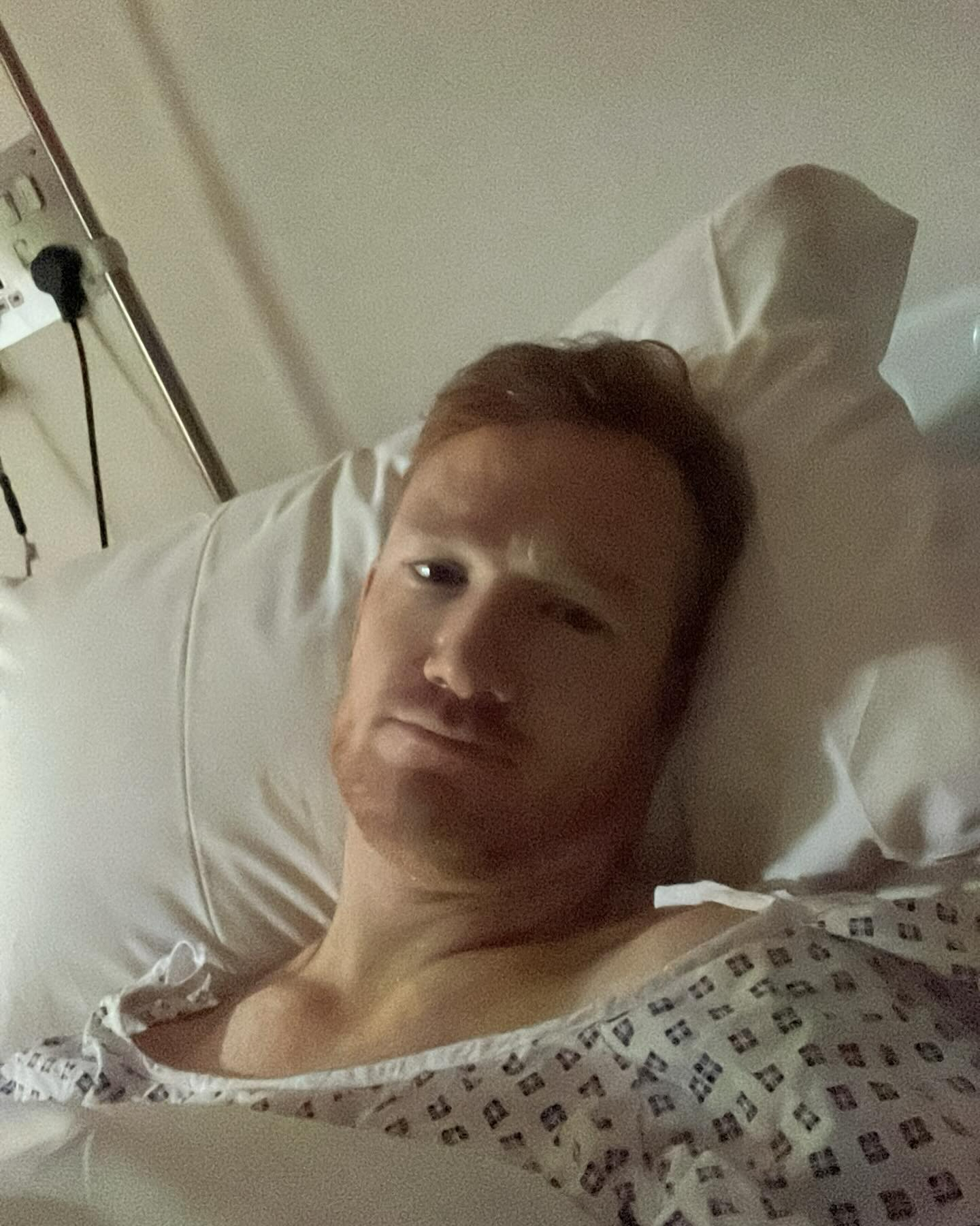 Greg Rutherford was hospitalised after participating in Dancing On Ice