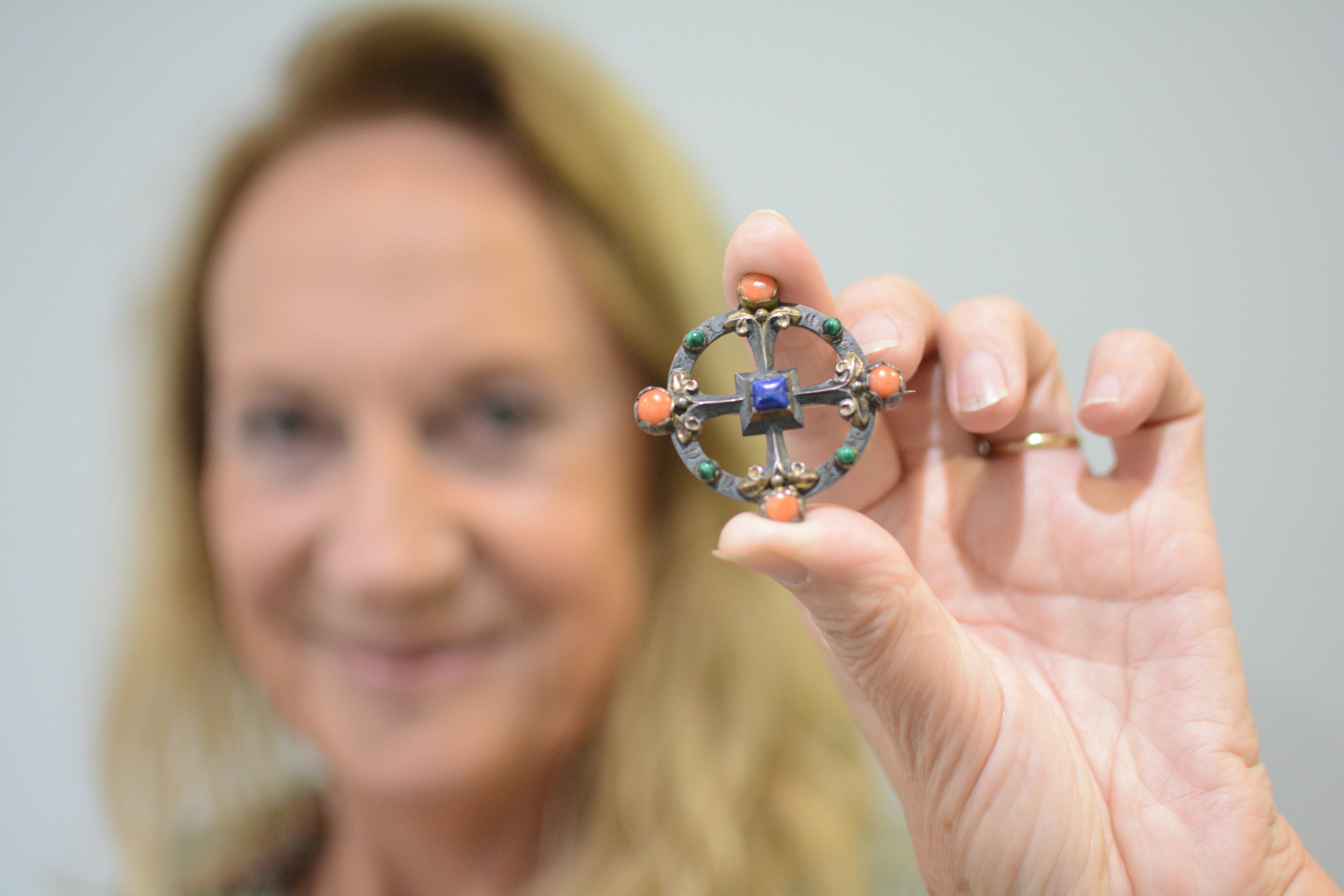 Flora found the brooch in an antiques market