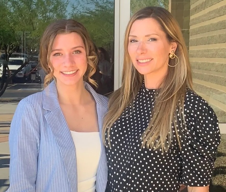 Jennifer DeStefano was aghast when she seemingly received a call from her daughter Briana (both pictured) screaming for help