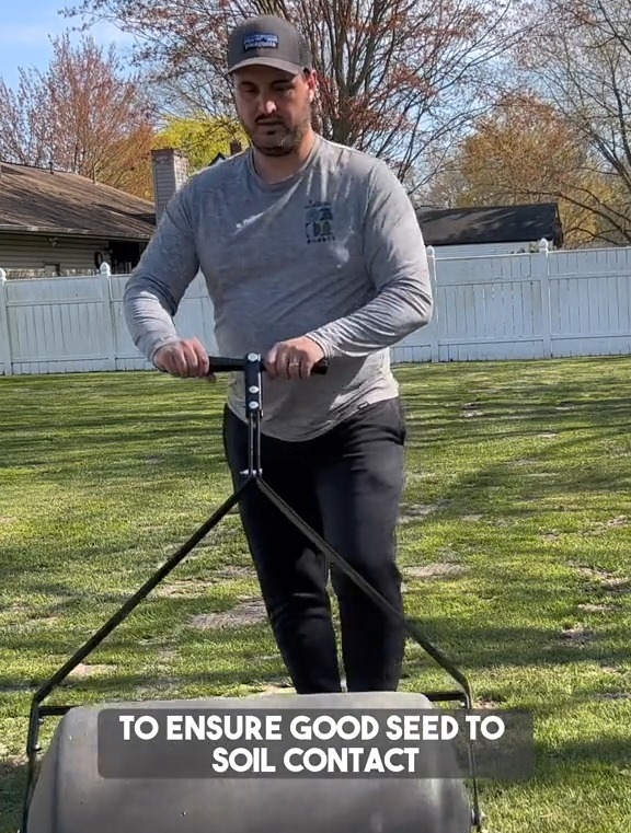 Andrew's bumpy lawn was a real bummer so he fixed his uneven backyard himself