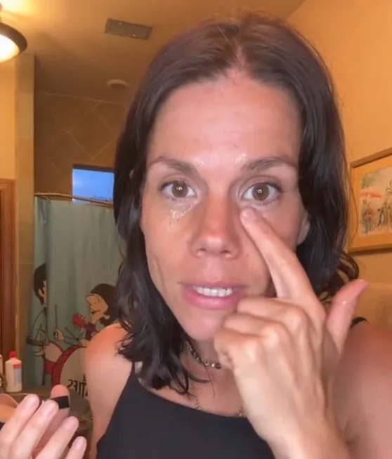 Melanie Sandford shared advice for reducing the appearance of dark circles