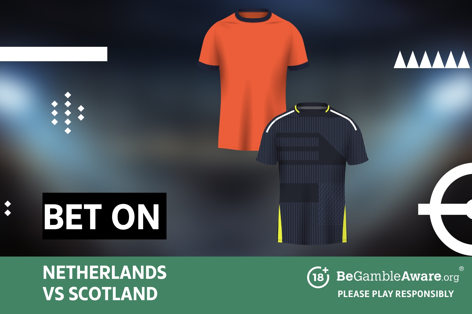 Bet on Netherlands vs Scotland. 18+ BeGambleAware.org - Please play responsibly.