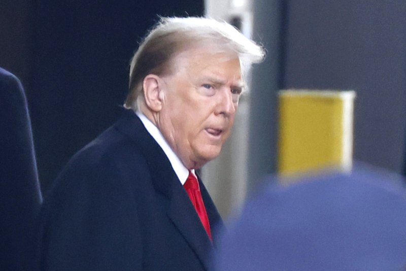 Former President Donald Trump's (pictured at his hush-money legal case hearing in New York earlier this month) stake in the new publicly traded company initially was valued at $3 billion, though there are restrictions to how and when the former president can access the assets. Photo by John Angelillo/UPI