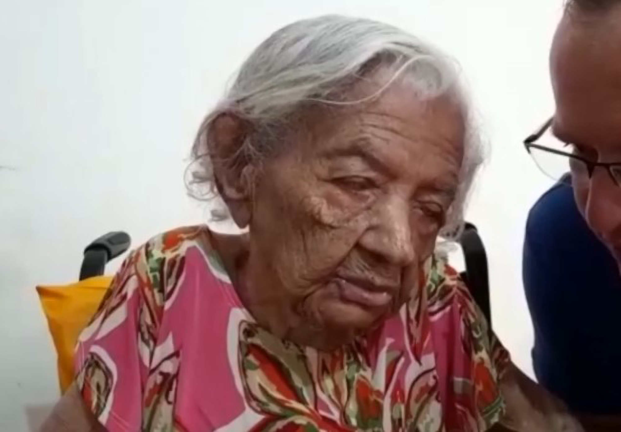 Deolira Gliceria Pedro da Silva is staking her claim as the world's oldest person