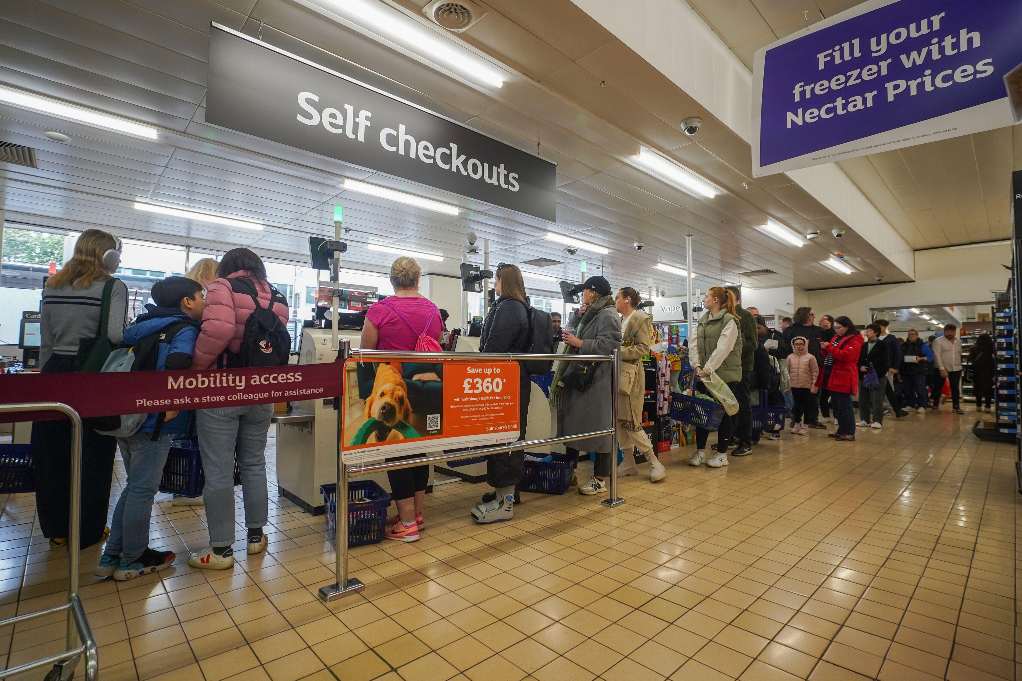 Sainsbury's chief executive has apologised for an IT meltdown that left thousands of shoppers unable to buy food